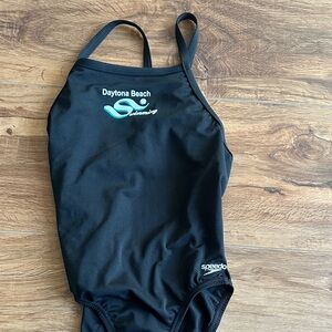 Speedo Black Swimsuit with daytona Logo